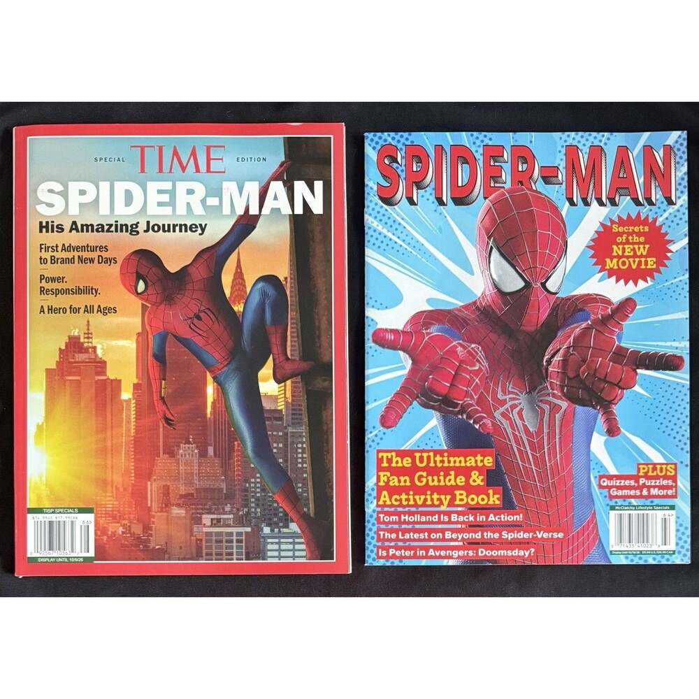 Spider-Man Brand New Day Time Magazine & Fan Guide/Activity Book - Brand New